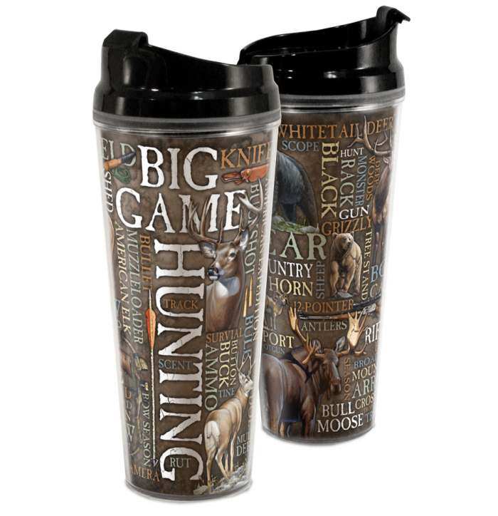 Word Design Tall Tumbler 24 oz. Big Game 2/PAK